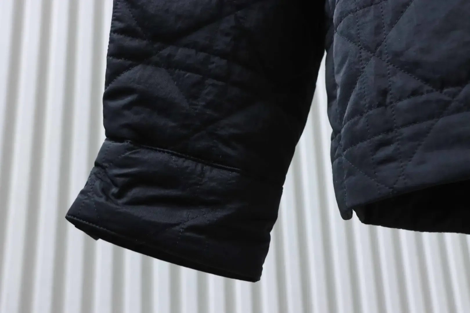 Quilted Cotton Jacket With Pocket Badge - etkick reps au