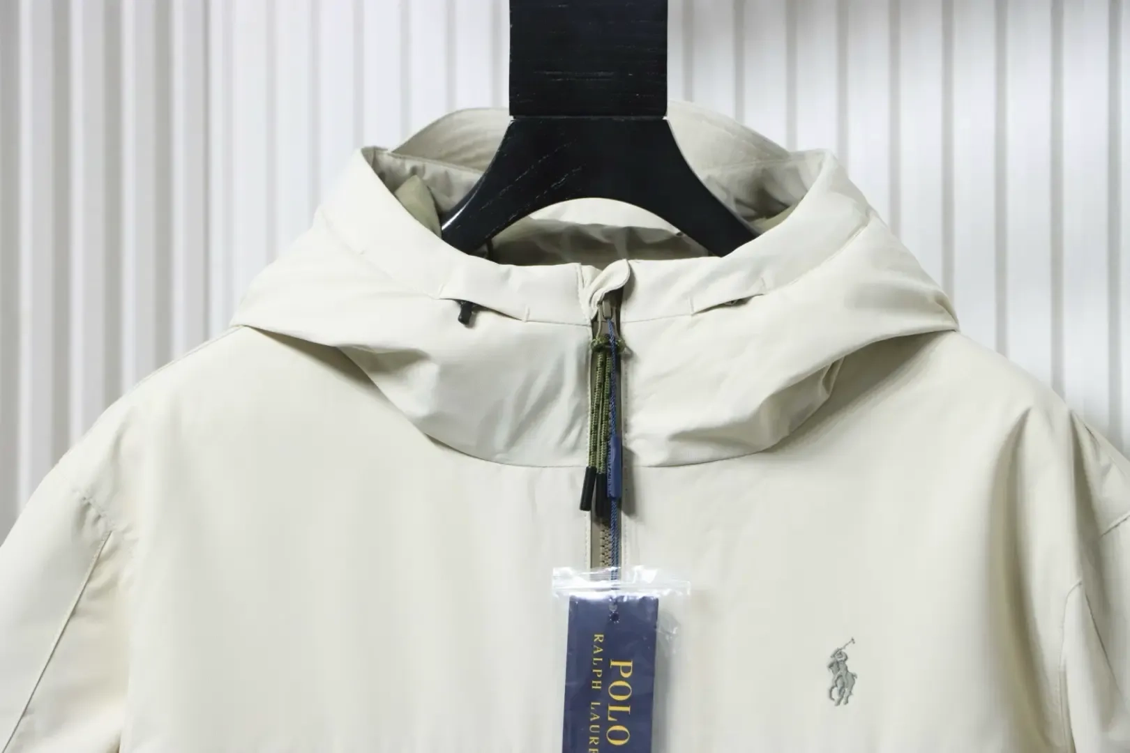 Ralph Lauren Down Jacket With Hood And Embroidered Logo - etkick reps au