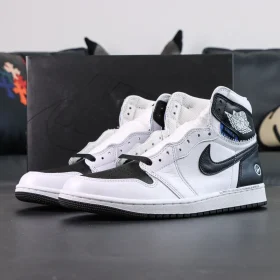 Union LA x Fragment Design x Air Jordan AJ1 Retro High NRG Lightning Black and White
