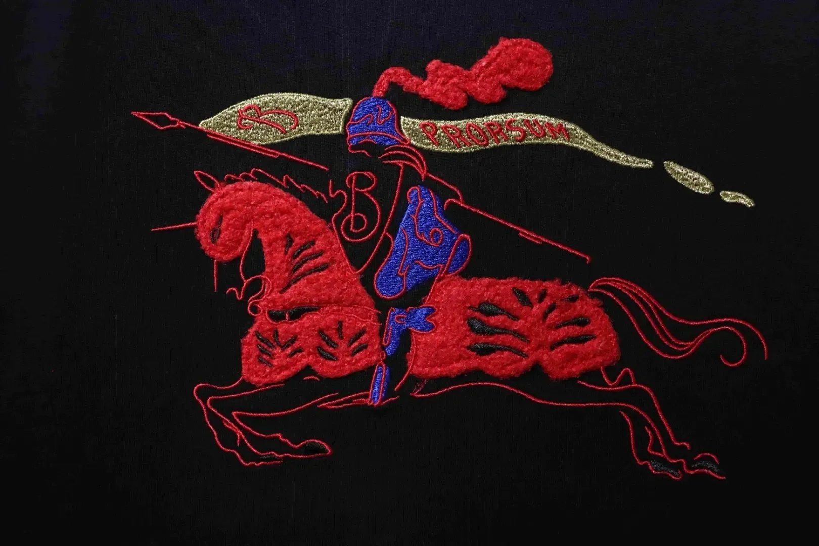 Fleece War Horse Round Neck Short Sleeve T-Shirt - Image 7