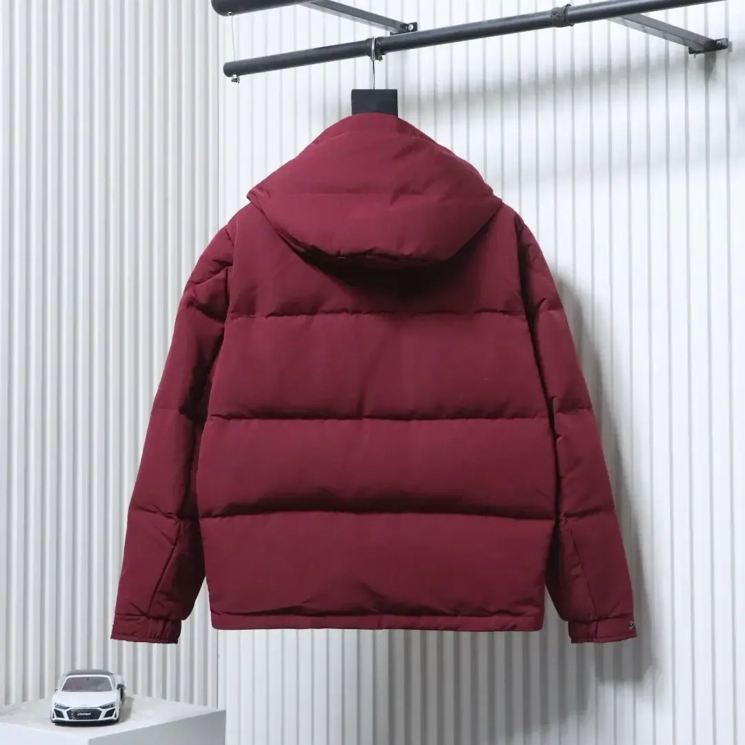 Moncler Gamme Rouge Down Jacket With Hood And Two Pockets - Image 2