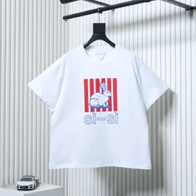 B.V. Short Sleeved Shirt With Rabbit Pattern - etkick reps au