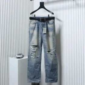 Balenciaga 25SS gewaschene Used-Jeans