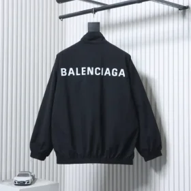 Balenciaga sports jacket with mirrored letter embroidery