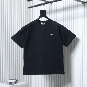 Celine Classic Arc de Triomphe Basic Short Sleeve T-Shirt with Embroidered Logo S-XXL