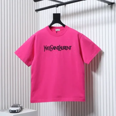 LU Short Sleeved Shirt With Rhinestone Embroidery - etkick reps au