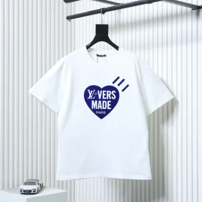LU T-Shirt With Heart Shaped Flocked Print - etkick reps au
