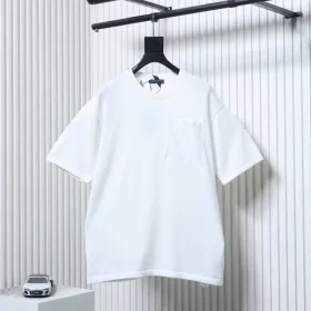 LU T-Shirt with Allover Monogram Logo and Chest Pocket