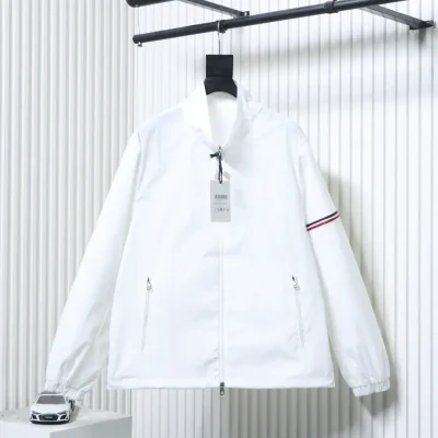 Moncler Nylon Jacket With Patch Sleeve Pockets And Zipper - etkick reps au