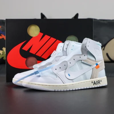 Off-White x Air Jordan 1 High OG Alaska - etkick reps au