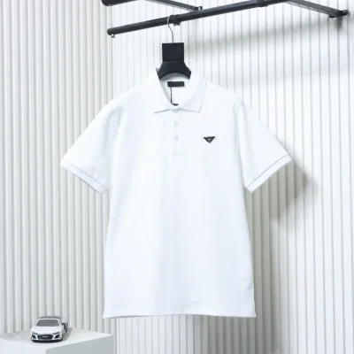 P10da Polo Shirt With A Triangular Logo On The Chest XXL - etkick reps au