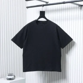 Short-sleeved T-shirt with all-over monogram jacquard pattern