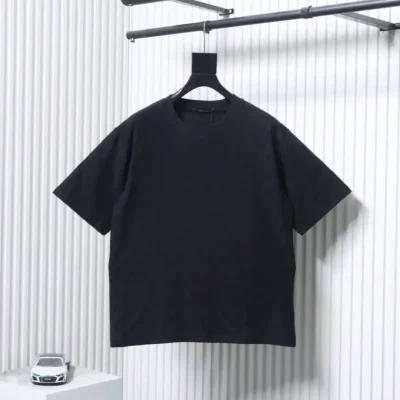 Short-sleeved T-shirt with all-over monogram jacquard pattern