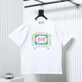 Short-sleeved shirt with a small, floral GG pattern